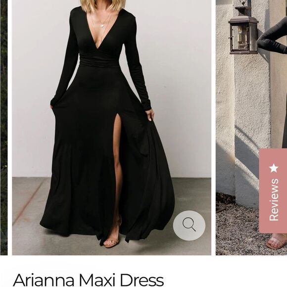 Baltic Born blush Long Sleeve Gown- bump friendly - Picture 7 of 7